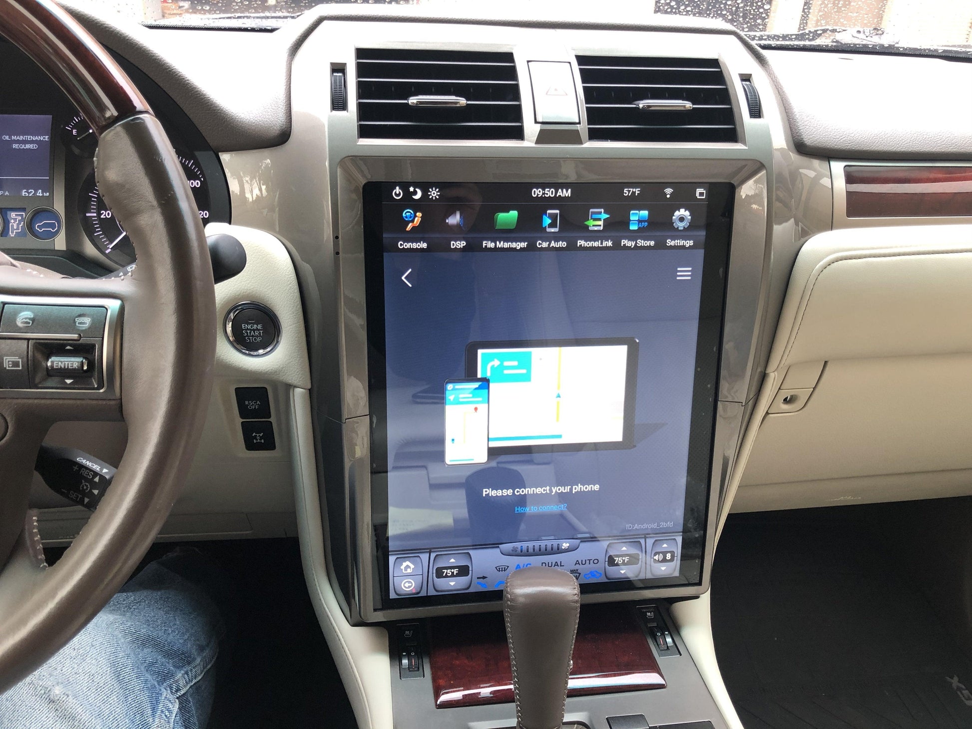 [Open-box] [PX6 Six-core] 15" Android 9.0 Fast boot Navigation Radio for Lexus GX 400/460 2010 - 2018