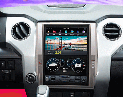 OPEN BOX[ PX6 Six-Core ] 12.1" Android 8.1/9 Fast boot Vertical Screen Navigation Radio for Toyota Tundra 2014 - 2019