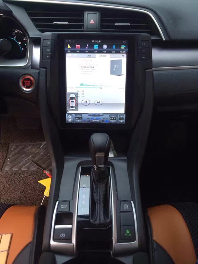 Open Box Android 10.4" Vertical Screen Navigation Radio for Honda Civic 2016-2018