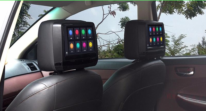 9" Headrest Car Headrest DVD Player Monitor with 1080p support HDMI Port