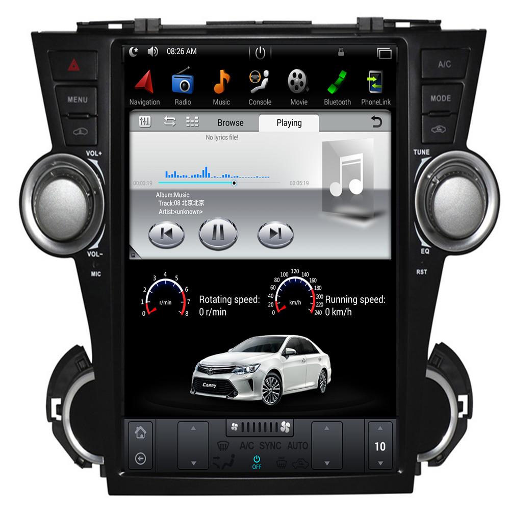 Open box [ PX6 Six-core ] 12.1" Android 9 Fast boot Navigation Radio for Toyota Highlander 2009 - 2013