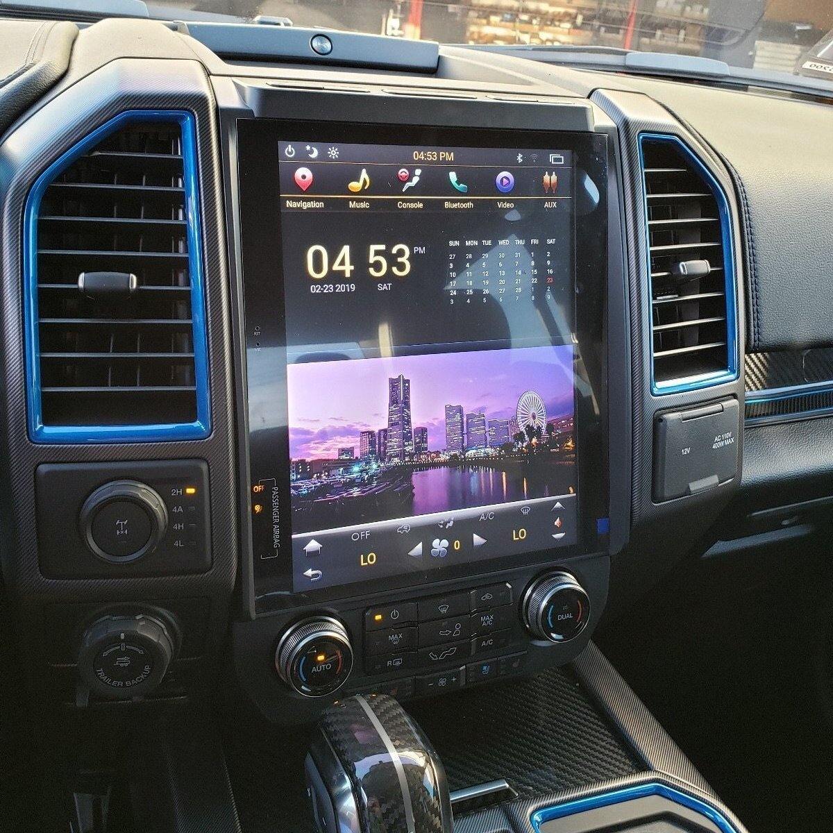 open box [PX6 SIX-CORE] 12.1" Android 8.1 Vertical Screen Navigation Radio for Ford F-150 F-250 F-350 2015 - 2019