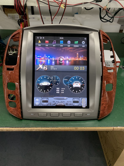[Open-box] [G6 octa-core] 12.1" Vertical Screen Android 11 Fast boot Navi Radio for Lexus LX 470 2003 - 2007