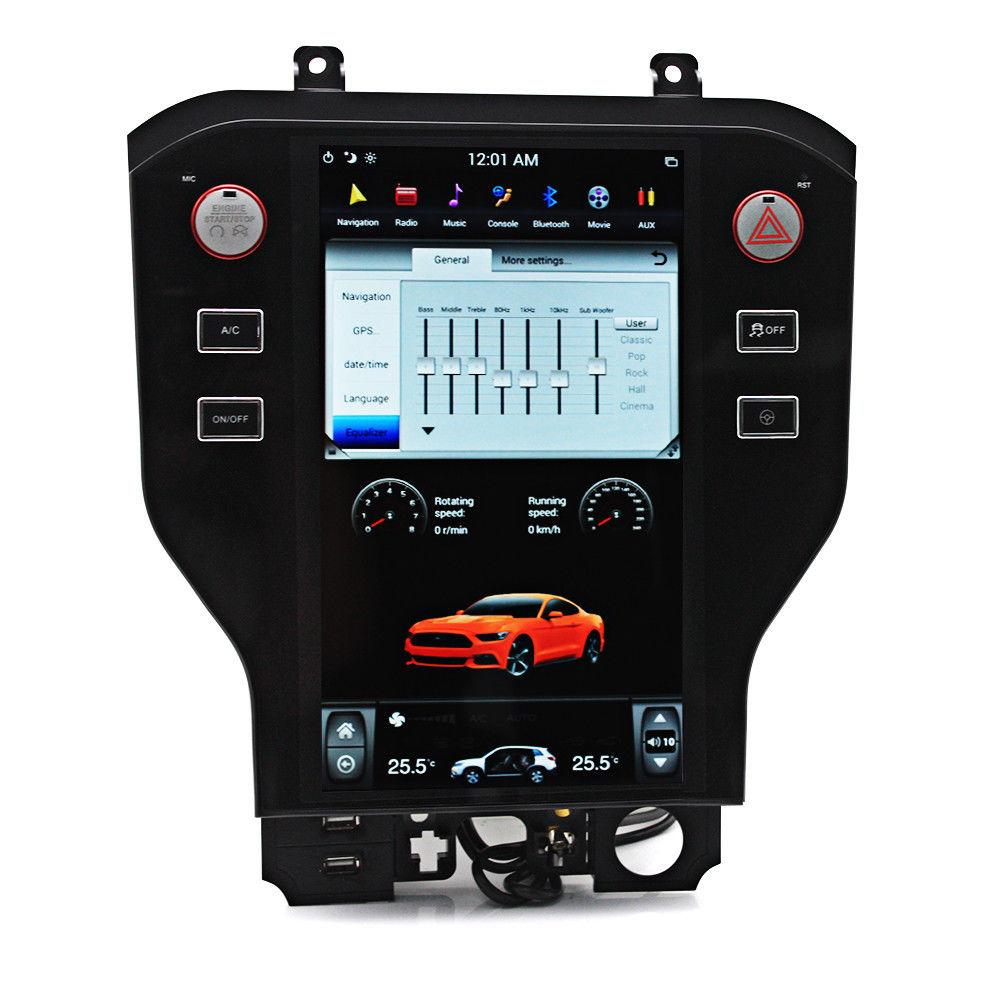 [Refurbished]11.8" Vertical Screen Android Navigation Radio for Ford Mustang 2015 - 2018