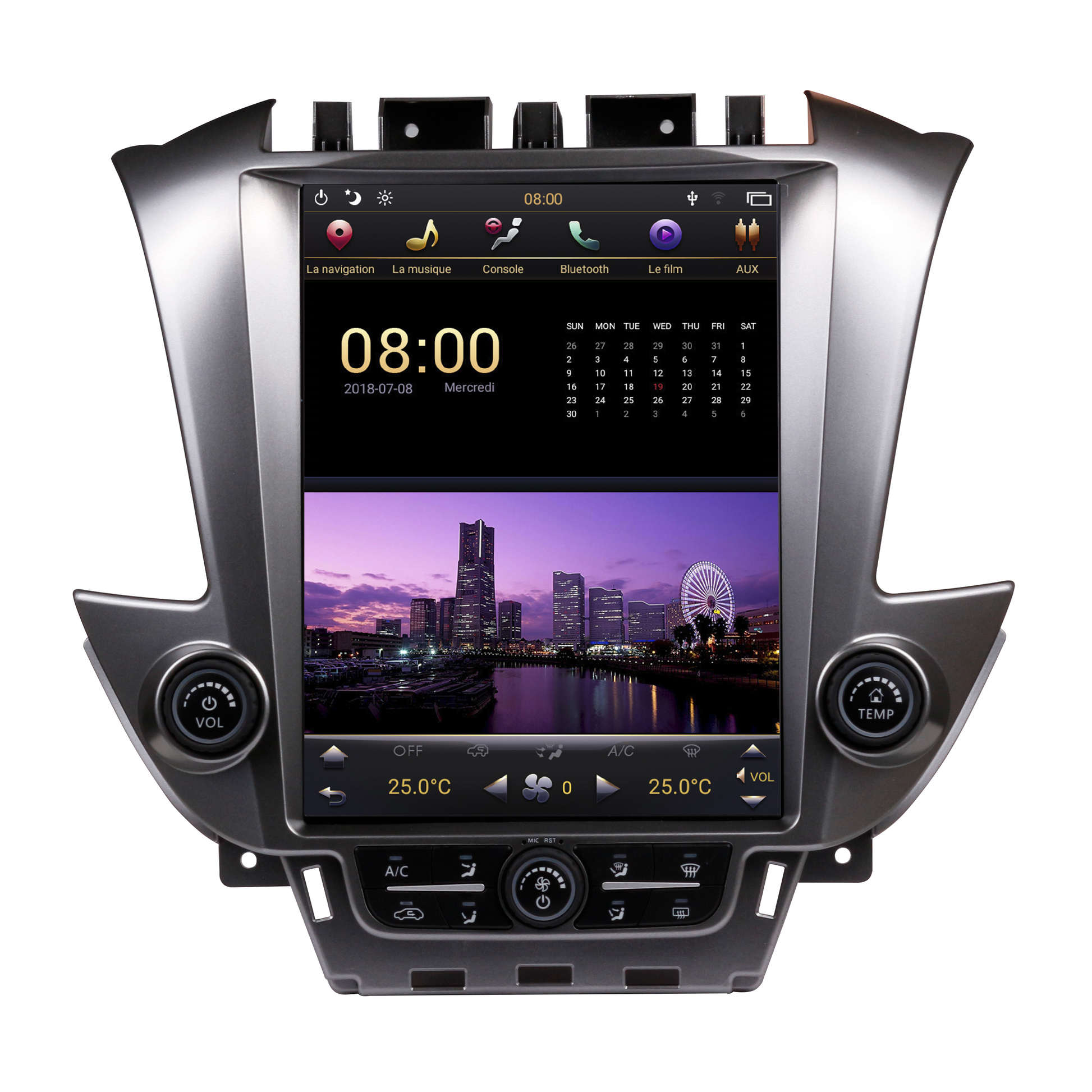 [Open box] 12.1" Vertical Screen Android Navigation Radio for Chevrolet Tahoe Suburban GMC Yukon 2015 - 2020