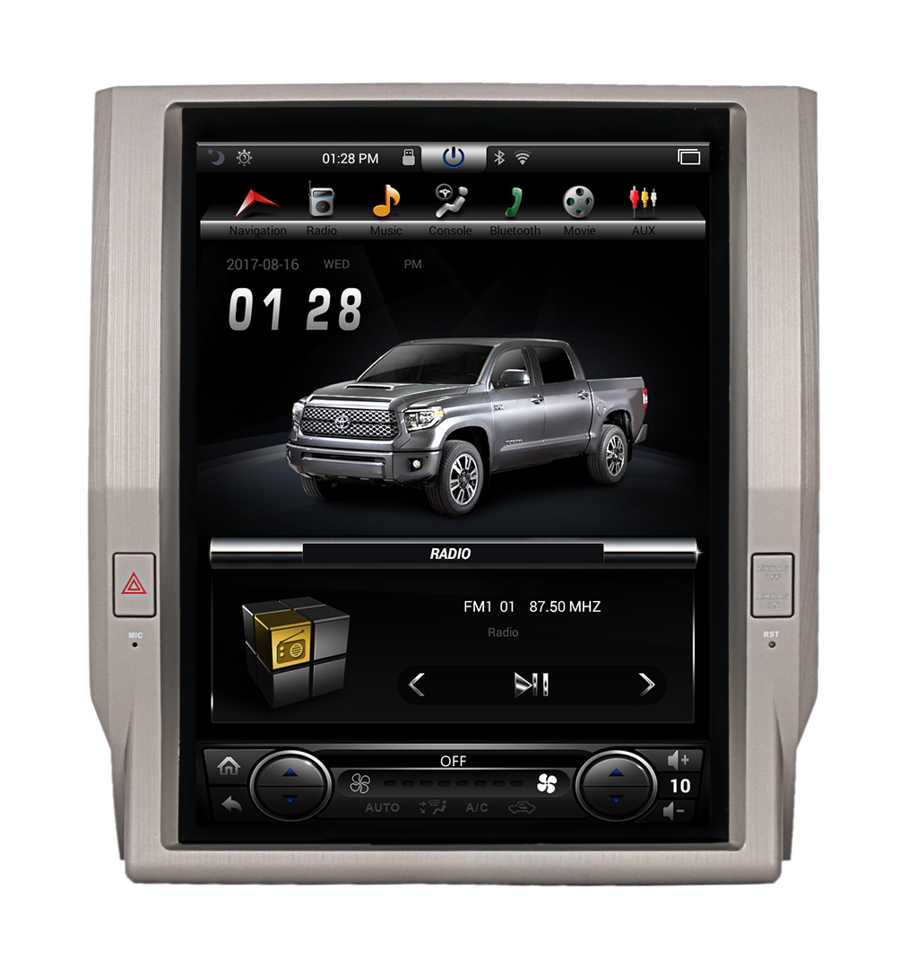 [Open box] 12.1" Android 7.1/8.1 Fast Boot Vertical Screen Navi Radio for Toyota Tundra 2014 - 2019